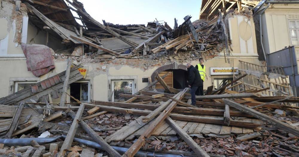 Землетрясение разрушило хорватское городок: людей ищут под завалами
