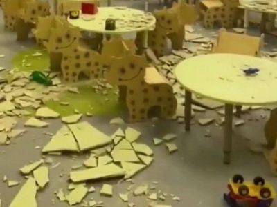 В детском саду Кемерово рухнул потолок в первый же день после открытия