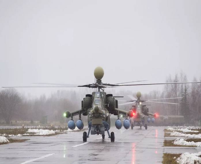 В Центр боевой подготовки в Тверской области прибыли два новых вертолета