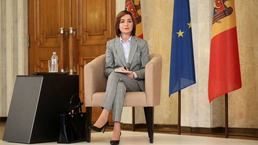 Санду предложила правительству Молдавии уйти в отставку