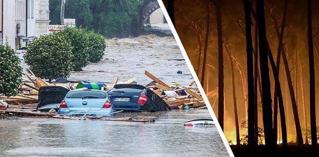Экстремальные наводнения в Баварии и масштабные пожары вокруг Берлина: погода сходит с ума