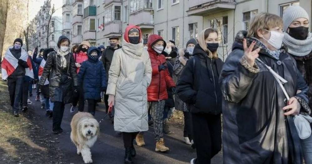 В Беларуси силовики задерживают участников "Марша свободы": появилось видео
