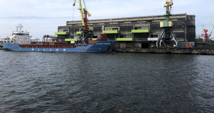 Вентспилсский порт за год потерял 40% грузов