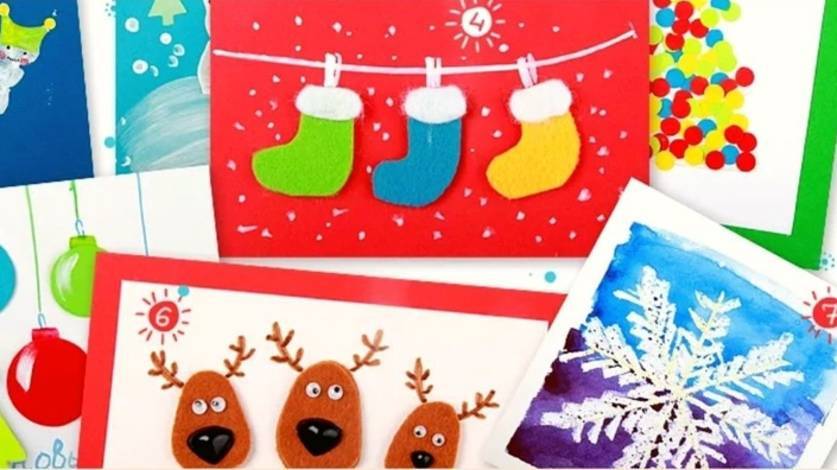 Юные тюменцы могут смастерить «Новогоднюю открытку» и получить сладкий подарок