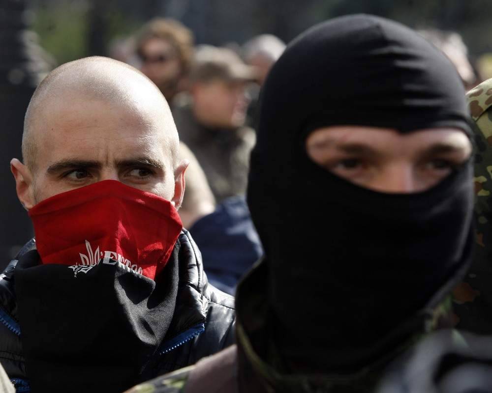 В Харькове националисты устроили митинг(ВИДЕО)