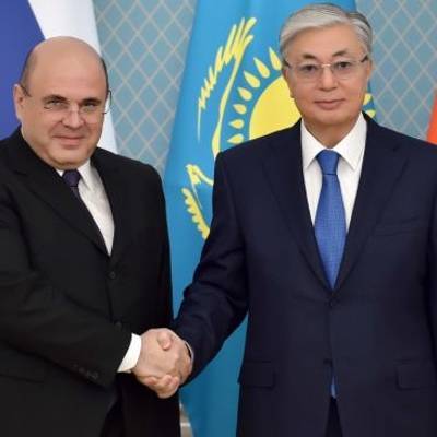 Премьер России и президент Казахстана обсудили сферы сотрудничества