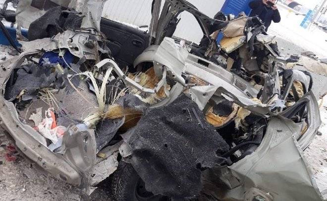 В Башкирии на заправке в машине взорвался газовый баллон