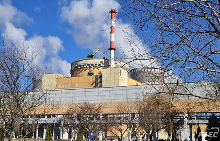Третий энергоблок старейшей украинской АЭС отключился