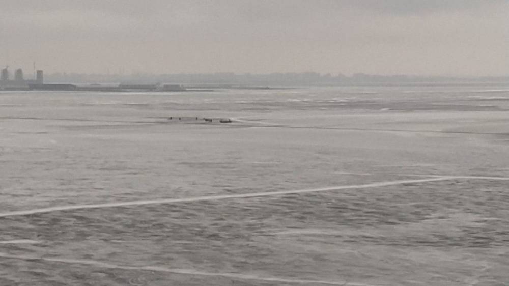 В МЧС рассказали об эвакуации рыбаков со льда Финского залива напротив Парка 300-летия