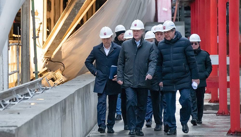 Собянин рассказал о строительстве станции метро "Кленовый бульвар"