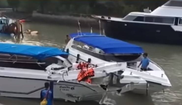 Капитан одного из катеров в Таиланде назвал причину столкновения с другим судном
