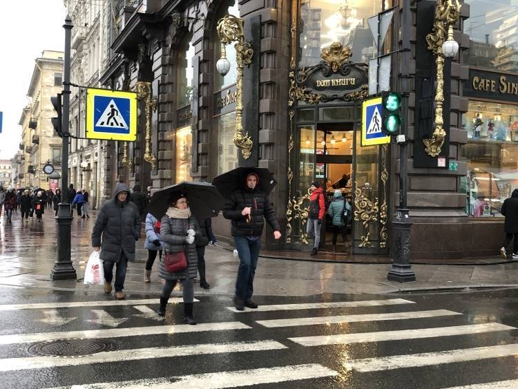 Синоптики пообещали жителям Петербурга потепление и дождь 11 февраля