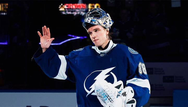 Василевский назван третьей звездой минувшей недели НХЛ