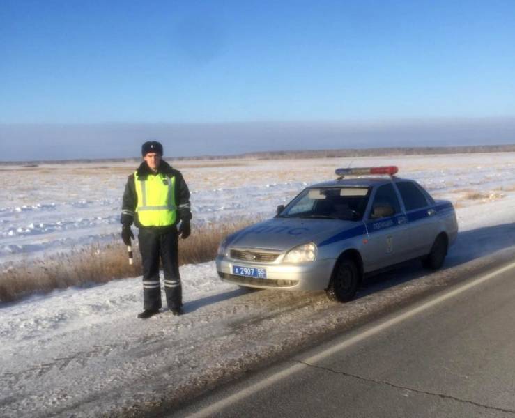 Кузбассовца спасли в мороз на трассе Тюмень — Омск