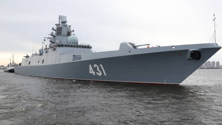 МО РФ обнародовало уникальные кадры испытаний фрегата «Адмирал Касатонов»​​​​​​​