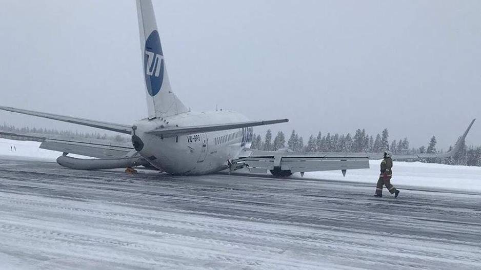 Аэропорт Усинска не начал работу после жесткой посадки Boeing