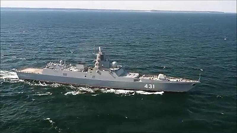 Видео испытаний новейшего фрегата "Адмирал Касатонов"