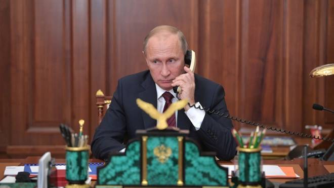 В Кремле анонсировали международный телефонный разговор Путина