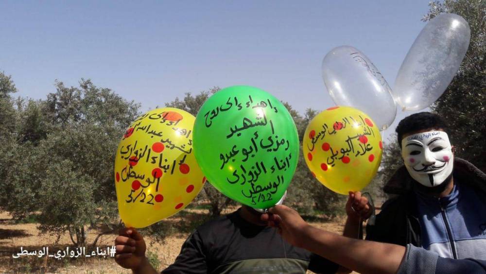 ХАМАС обещает прекратить запуск шаров со взрывчаткой в обмен на уступки Израиля