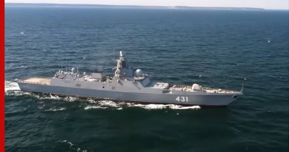 Новейший фрегат «Адмирал Катасонов» испытали в Баренцевом море