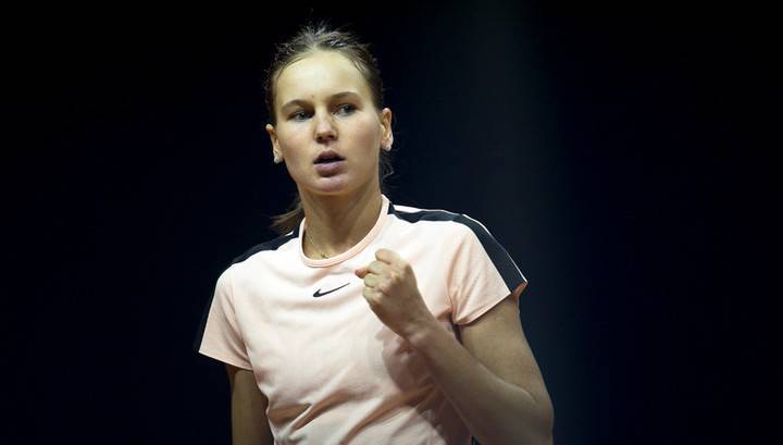 Кудерметова одержала победу в первом круге турнира в Санкт-Петербурге