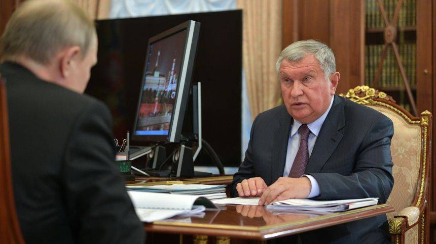 Глава Роснефти представил Владимиру Путину проект «Восток Ойл»