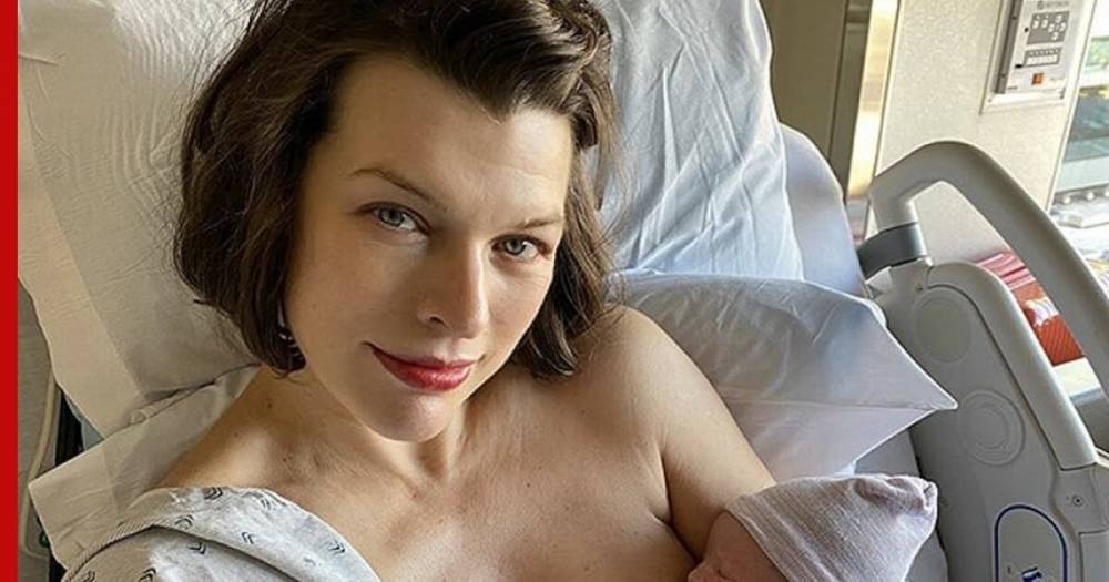 Милла Йовович призналась в тяжёлой болезни новорождённой дочери