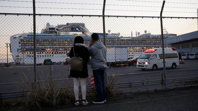 На лайнере в Японии выявлены 39 новых случаев заражения коронавирусом