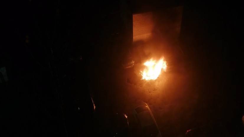 В Санкт-Петербурге сожгли автомобиль заводящего фан-сектора «Зенита»