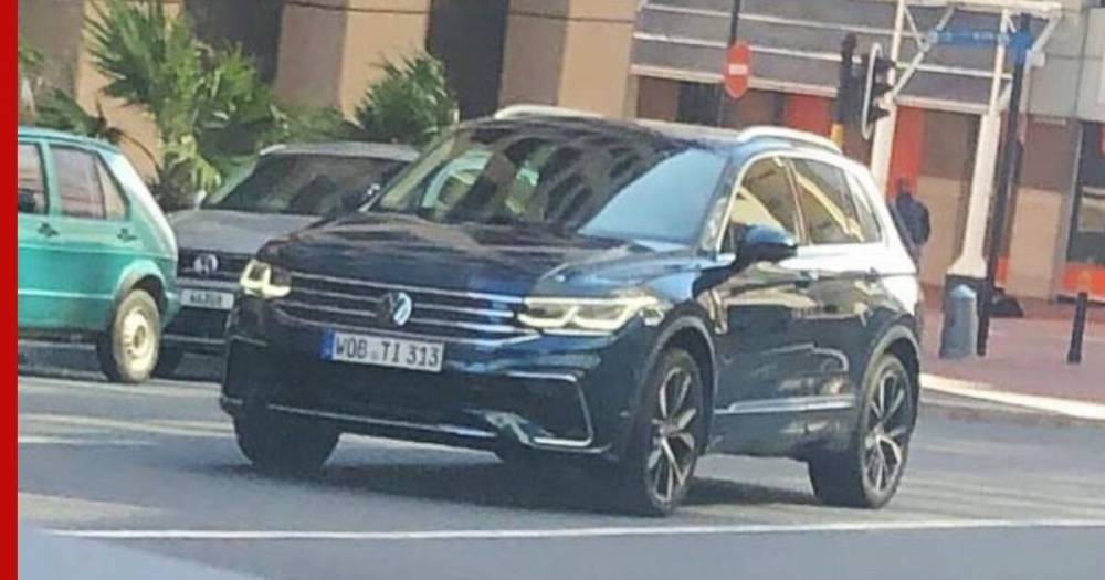 Новый Volkswagen Tiguan проехал по улицам