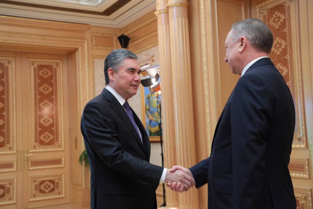 Беглов договорился расширить сотрудничество Петербурга с Туркменистаном