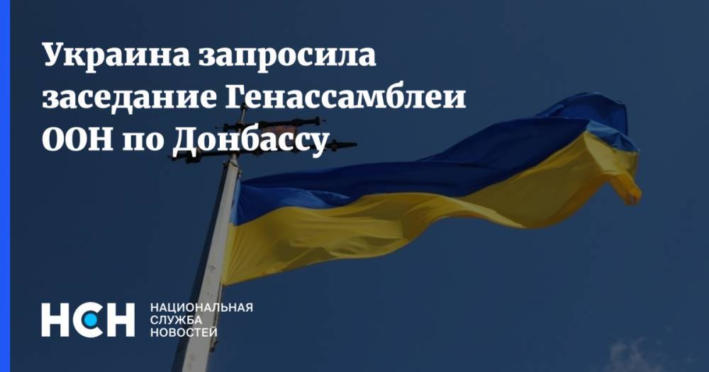 Украина запросила заседание Генассамблеи ООН по Донбассу