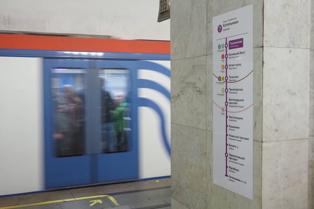 Движение поездов на фиолетовой ветке метро восстановили после вывода состава