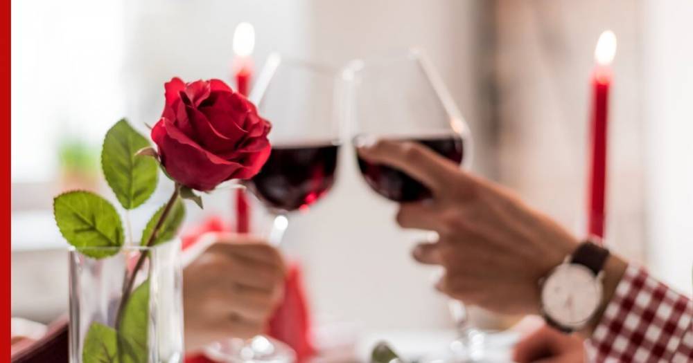 Составлен топ-5 блюд для романтического ужина на День святого Валентина