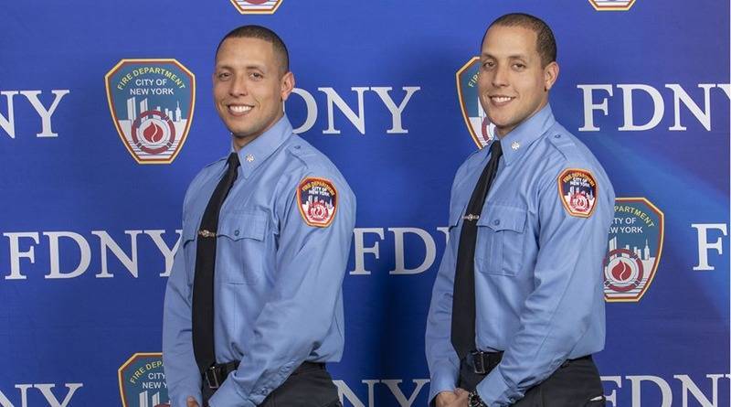 Неразлучные братья-близнецы вместе стали парамедиками в пожарном департаменте Нью-Йорка