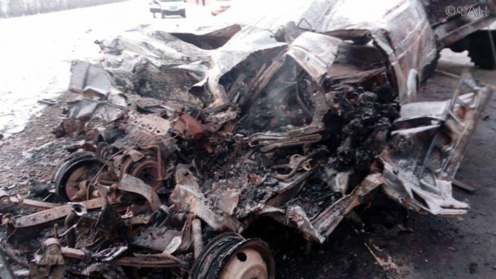 ФАН публикует фото с места автокатастрофы в Тамбовской области