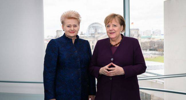 Грибаускайте доказывала Меркель, что Литва нуждается в дотациях Евросоюза