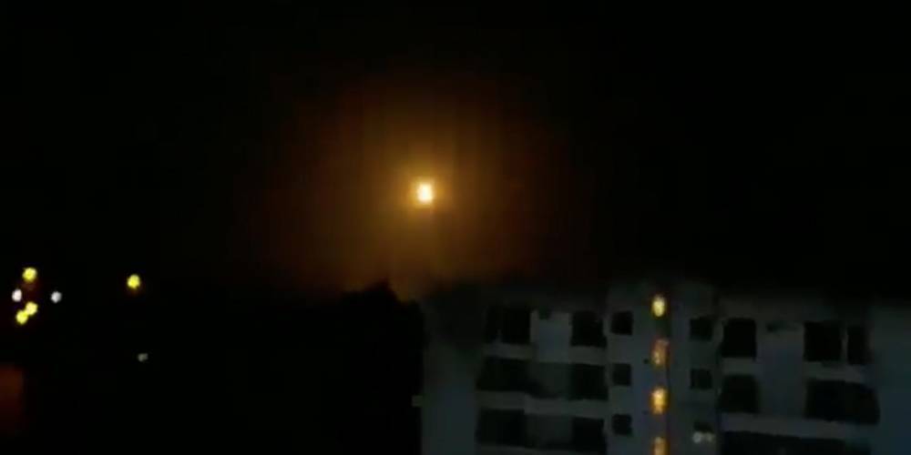 Отражение ракетной атаки в Дамаске сняли на видео