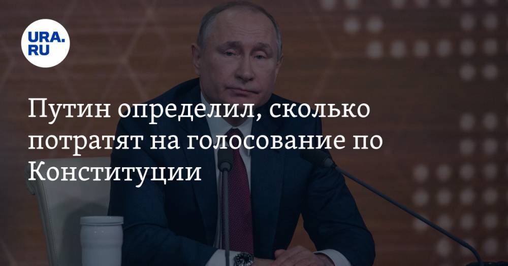 Путин определил, сколько потратят на голосование по Конституции