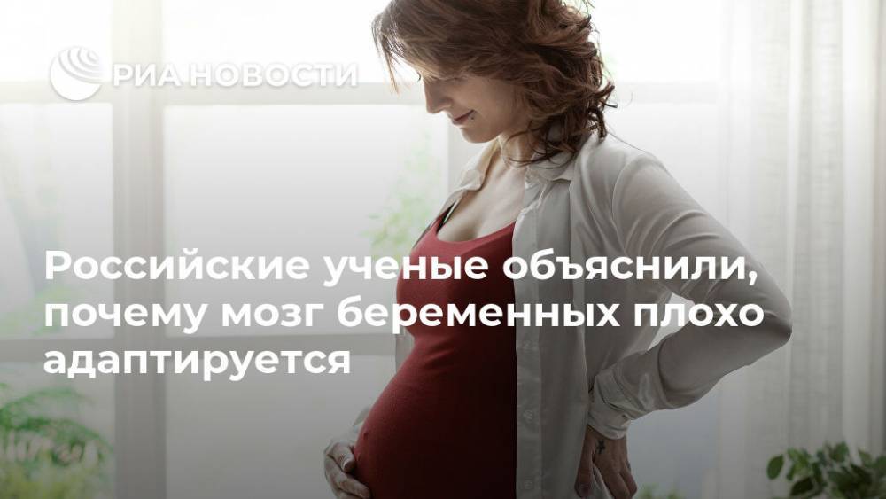 Российские ученые объяснили, почему мозг беременных плохо адаптируется