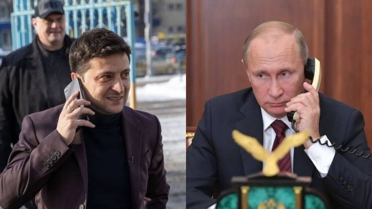 Зеленский и Путин обсудили «нормандский формат» по телефону