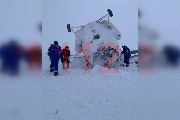 Два человека погибли при крушении вертолёта на Ямале