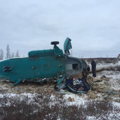 МЧС подтвердили гибель двух человек при жесткой посадке Ми-8 на Ямале
