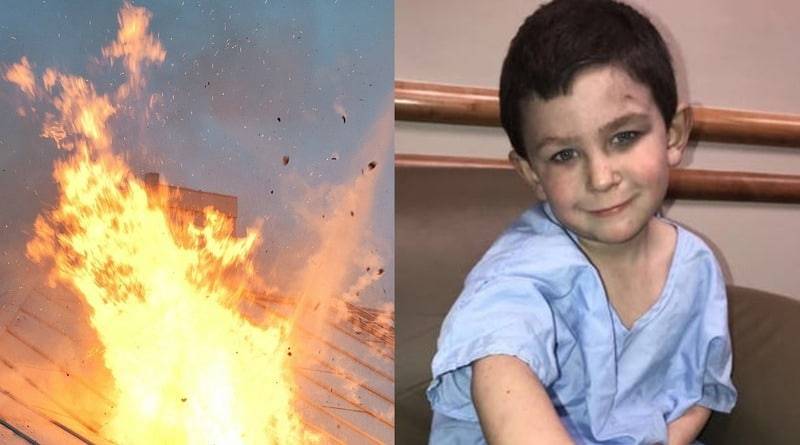 5-летний мальчик вытащил 2-летнюю сестру в окно и спас всю семью от пожара
