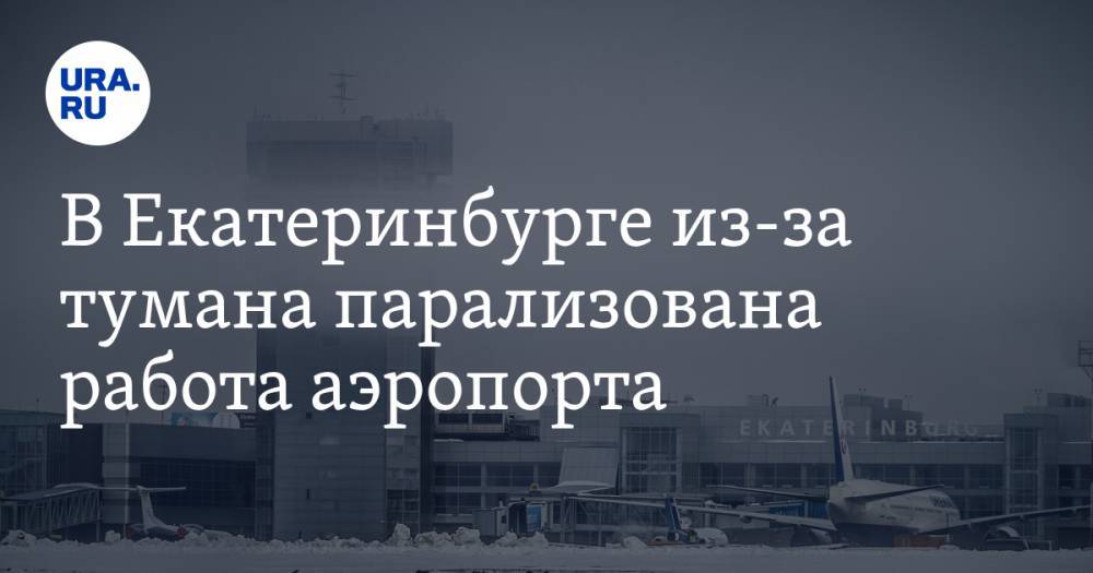 В Екатеринбурге из-за тумана парализована работа аэропорта. Сотни пассажиров не могут вернуться домой