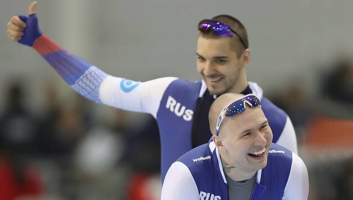 Конькобежец Павел Кулижников стал чемпионом мира в спринте