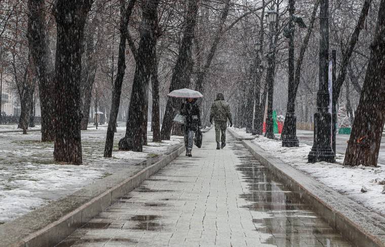 «Жёлтый» уровень погодной опасности объявлен в Москве и МО