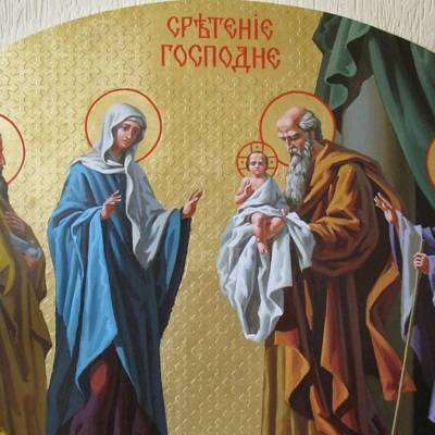 Православные христиане отмечают Сретенье Господне