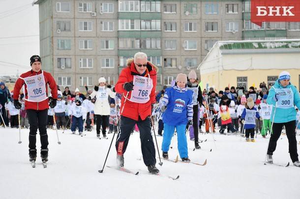 В Заполярье на «Лыжню России» вышла 83-летняя лыжница