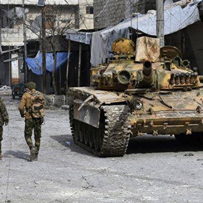 Бойцы сирийской армии вошли в три предместья на западной окраине Алеппо